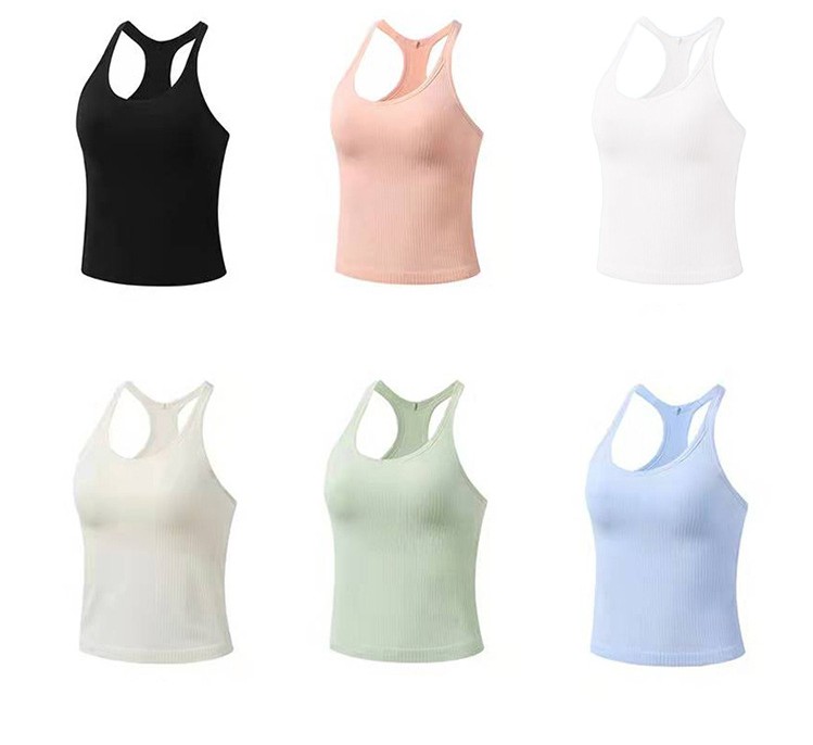 

LU short sports yoga vest fitness running jump aerobics bra can be worn outside with chest pad shock-proof gathering underwear, Customize