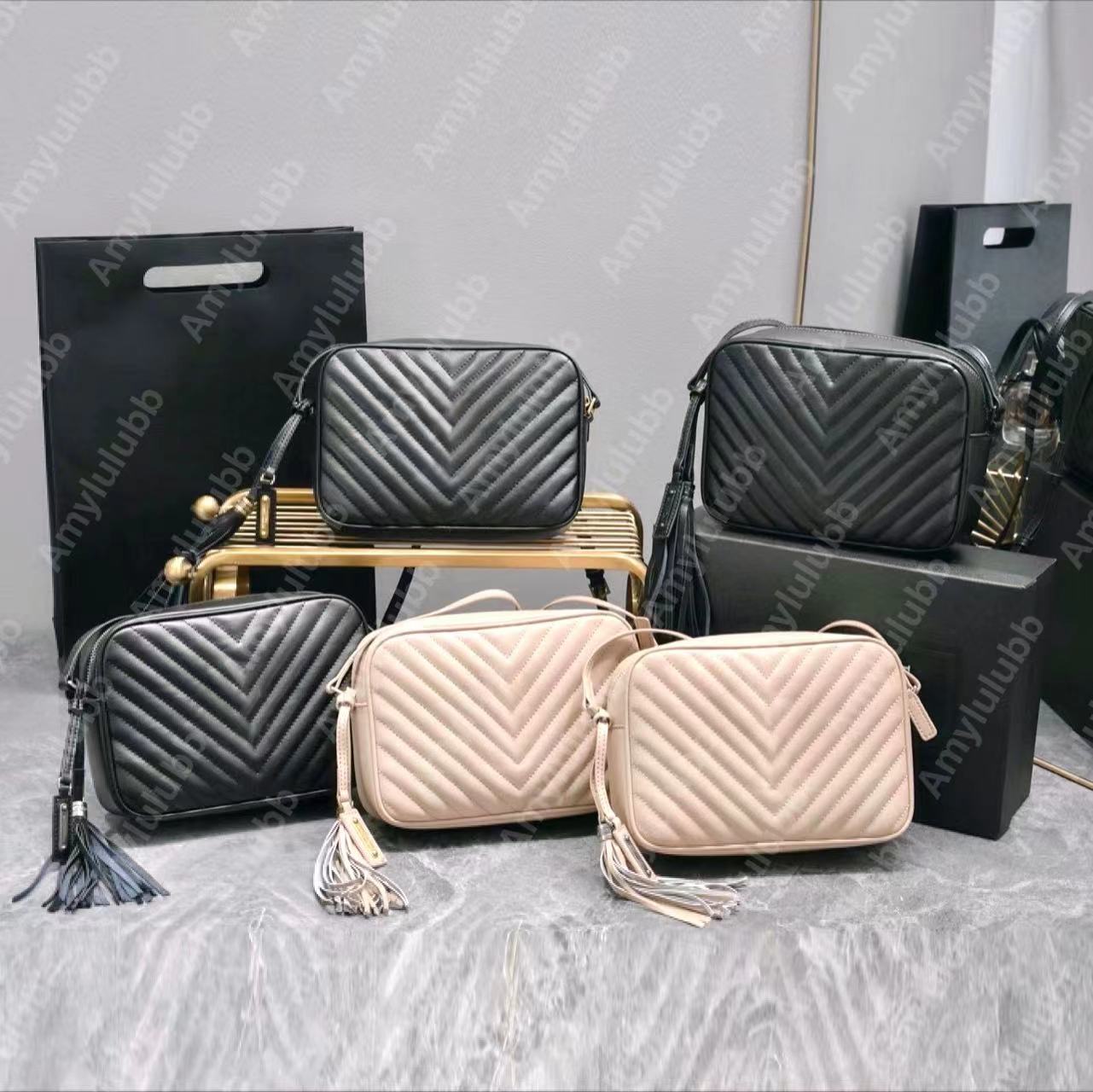 

Designer Women Purse Lou Camera Bag Beige Shoulder Bags Luxury Handbag Lady sac de luxe Purse Evening Bag Messenger Woman sacoche luxurious bags bolsos saddle, Black black metal