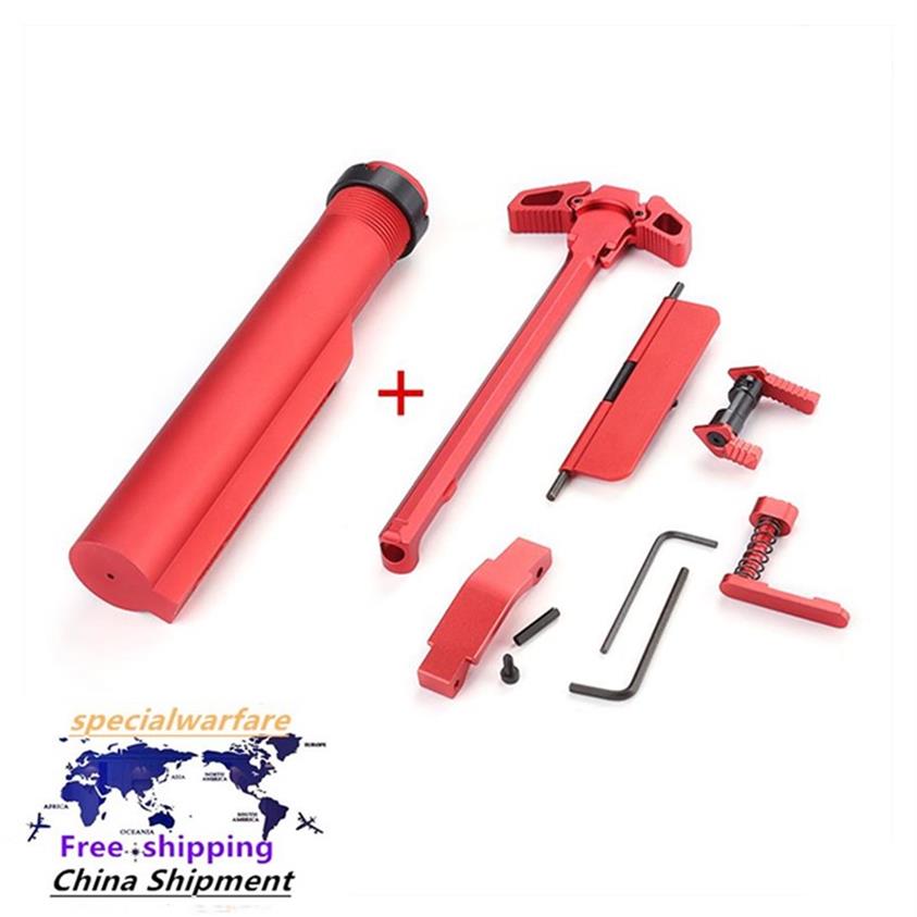 

Buffer tube AR-15 M16 air paintball rifle color accessories aluminum alloy 7-piece tactical switch199J