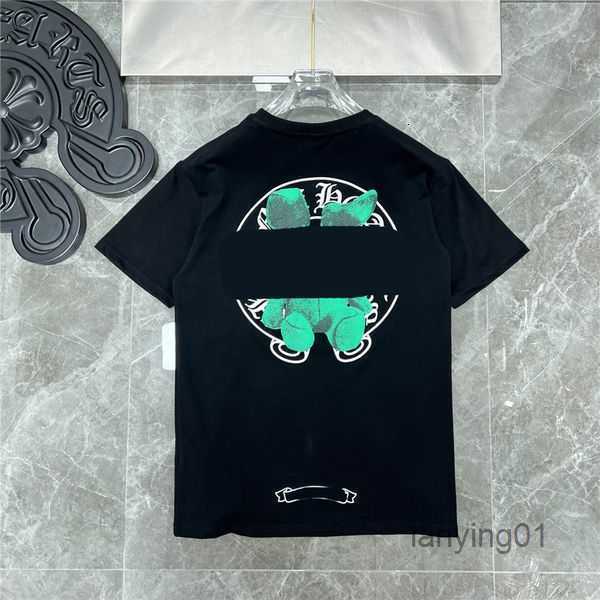 

Luxury Classic Mens t Shirts Ch Brand Fashion Men Sanskrit Letter T-shirt Horseshoe Cross Designer Tshirts Man Hip Hop Sweater Summer Loose