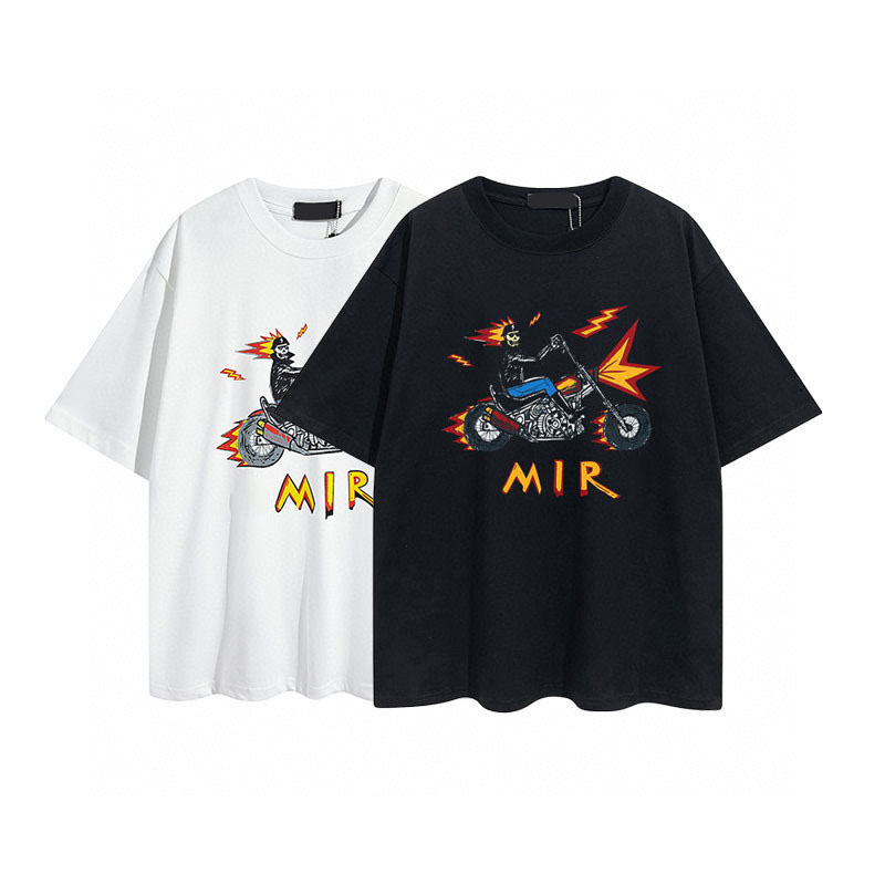 

Men's Plus Tees & Polos Round neck embroidered and printed polar style summer wear with street pure cotton twt