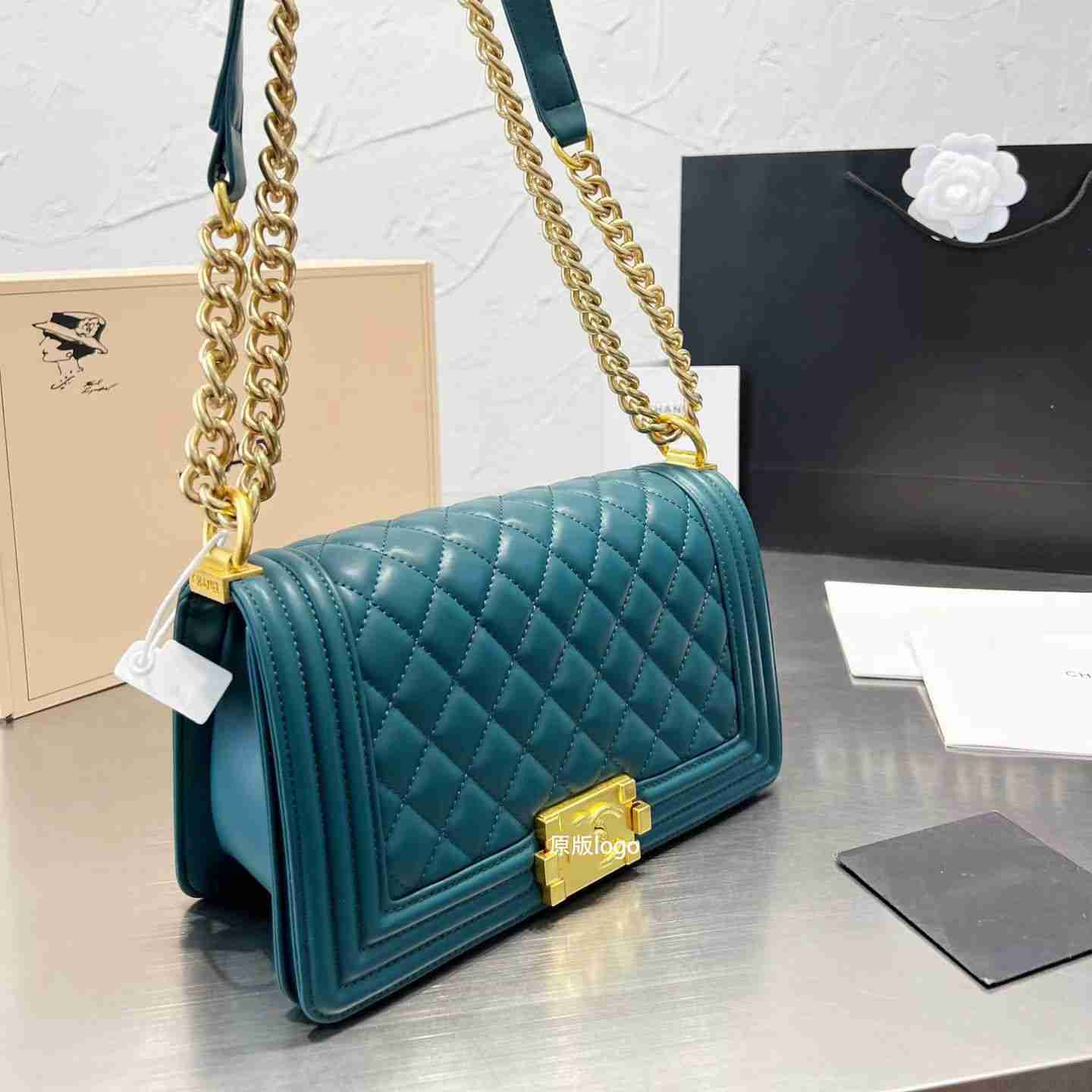 CC Designer Luxury channelity Bags For Women Black Handbag crossbody Leather Chain Slant Shoulder Clutc Flap Totes Bag purses Solid Hasp Waist Sq-image-846874668
