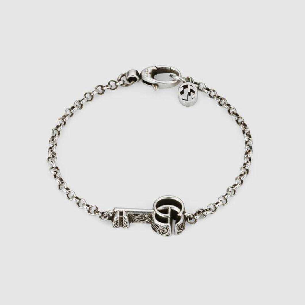 

Factory direct sales 2023 New Luxury High Quality Fashion Jewelry for same old family double key Bracelet men's and women's hip hop new jewelry
