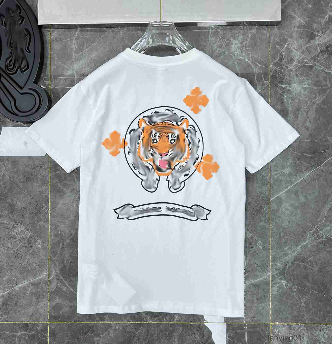

Men's Luxury Fashion t Shirt Ch Brand Designer Tops Tees Women Heart Sanskrit Letter Couple T-shirt Sweatshirt Horseshoe Chromes Floweranrp