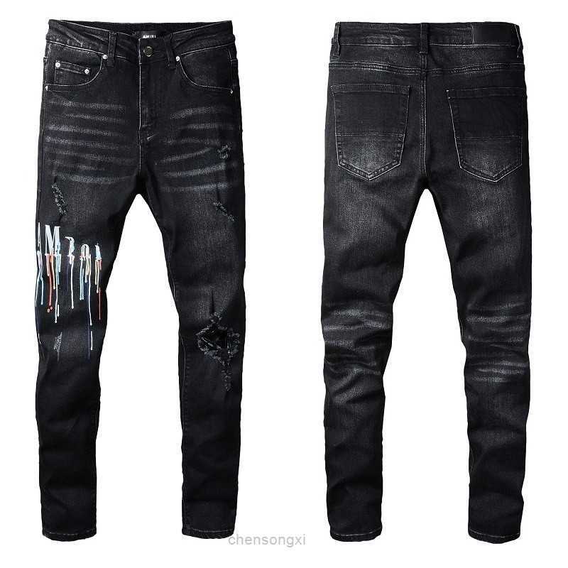 

Stretch amirly Top New Mens Jeans Fashion Skinny Straight Slim Ripped Jean Elastic Casual Motorcycle Biker Denim Trouser Classic Pants SBI8, A011
