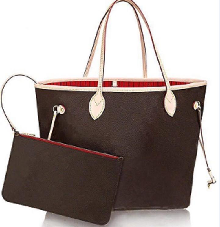 

Fashion Women luxurys designers bags 2pcs/set crossbody shoulder Handbag Handbags Messenger Bag Credit card holder Coin purses 2023, Brown grid