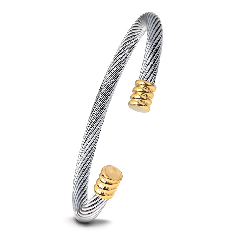 

Bangle Ladies Multiple Twisting Wholesale Fashion Jewelry 316L Stainless Steel Bracelets Bangles For WomenBangleBangle