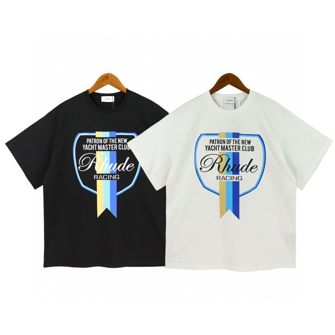 

RHUDE Designer T Shirt Designer Shirt men graphic design for men pack cotton Boutique Designer Tshirts sport shirt Clothes Clothing Boutique t shirt dress women, Empty bag(not sell separately)
