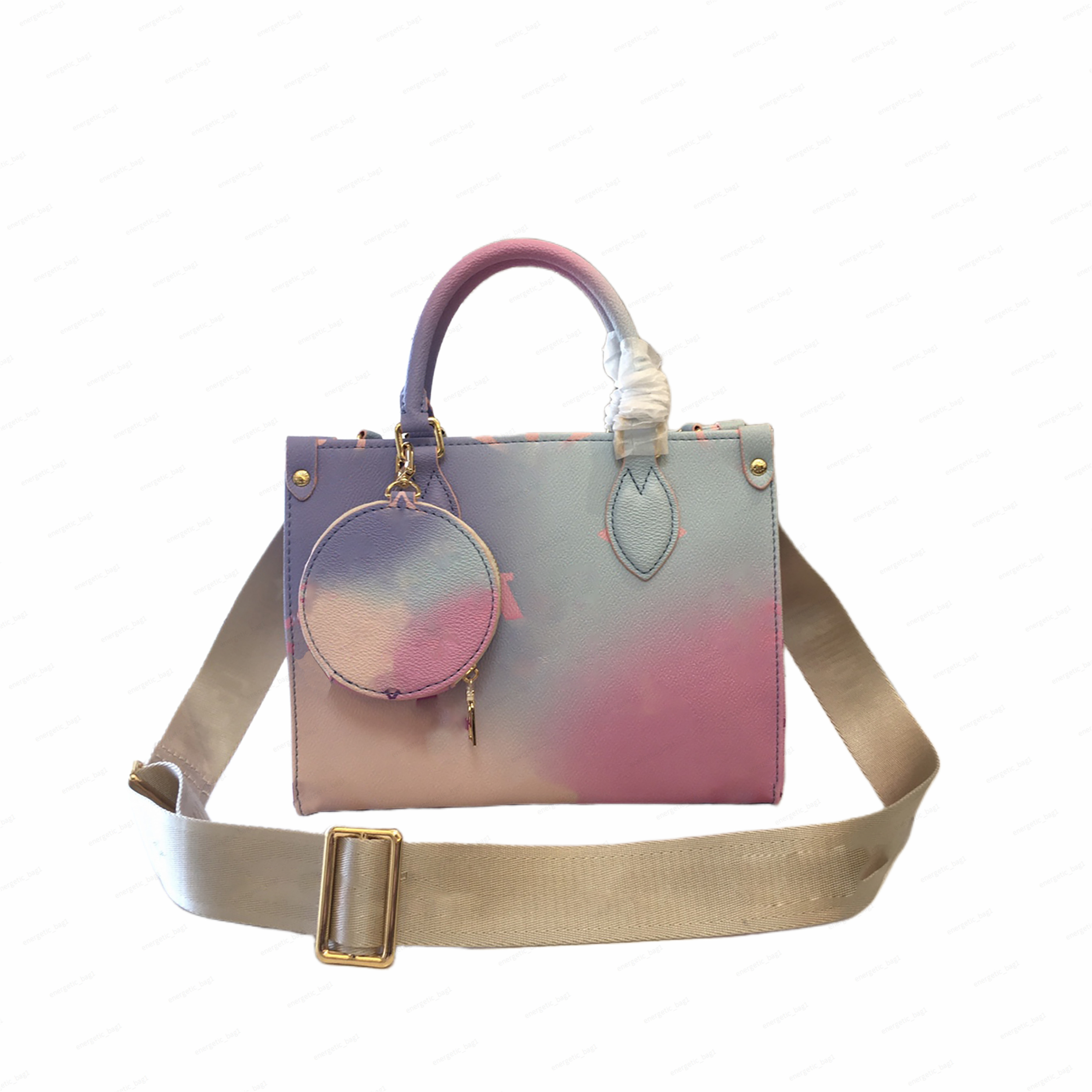 

Tote Bag Canvas Shoulder Bags Crossbody Designer Small Shopping Bag Large Capacity Fashion Handbags with Coin Purse Top Quality Clutch Bags Lady Cool Crossbody Bags, Pink