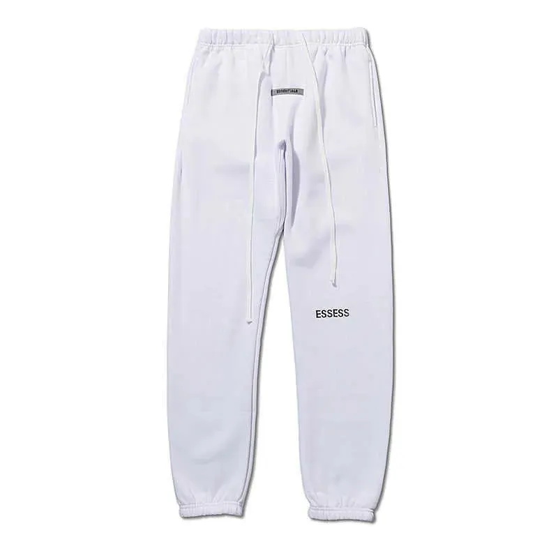 

Pants Mens Pants Designer Reflective ESS Mens Womens Elasticity Men Sports Loose Silocone Letters Sweatpants Drawstring Trousers Casual 11SH