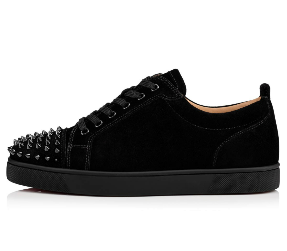 

Luxury Designer Grade school Men Women Casual Shoes For Sale Red Sole Low Tops Flat Spikes Flats Black Blue Suede Silver Diamond Men Women Prom Wedding Shoe Sneakers, Shoes with logo