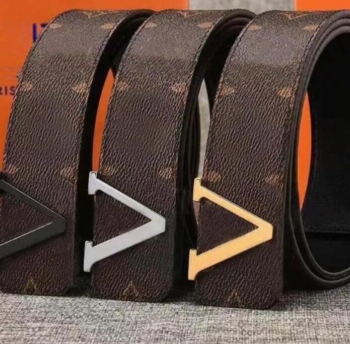 

Classic solid color Gold letter mens belts for women designers Luxury designer belt Vintage Pin needle Buckle Beltss 7 colors size 100-125cm Casual fashion good, Belt no box