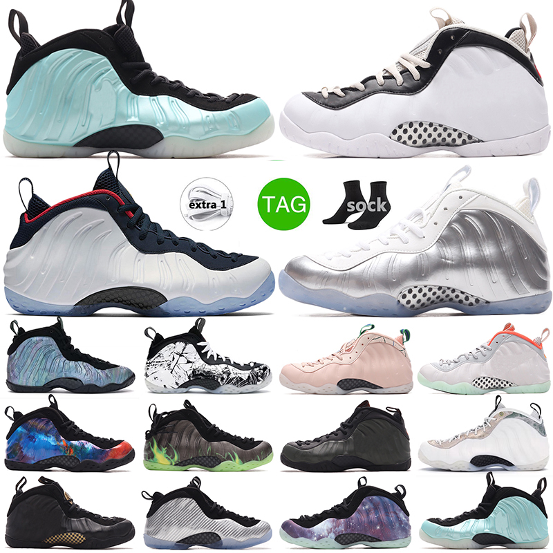 

2023 foamposites one men basketball shoes Outdoor penny foamposite White Galaxy Island Green Paticle Beige Pure Platinum Silver White dhgate sneakers, # 12
