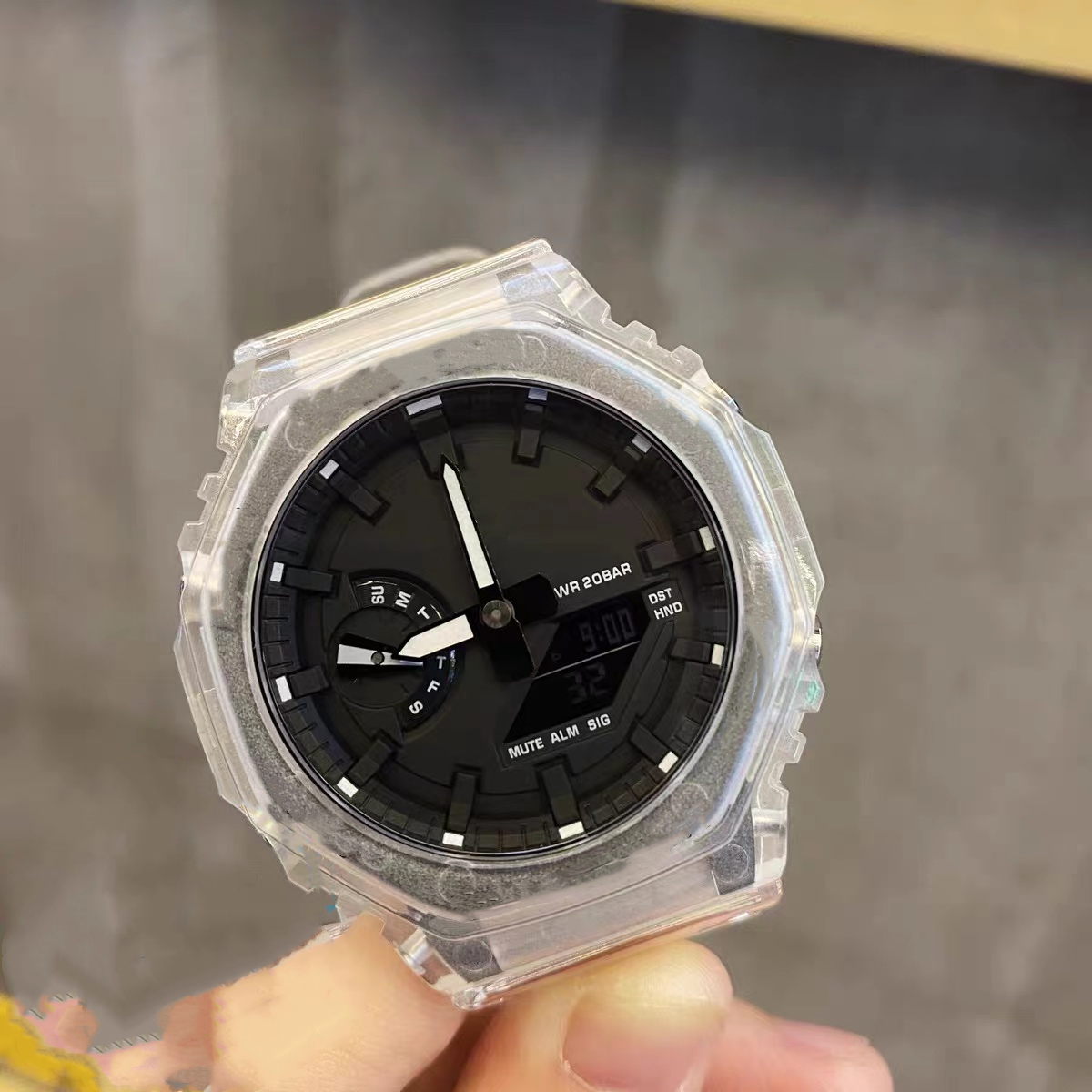 

Original shock watch Sports Digital Quartz Unisex 2100 Watch Full Feature World Time Oak GA Series Waterproof