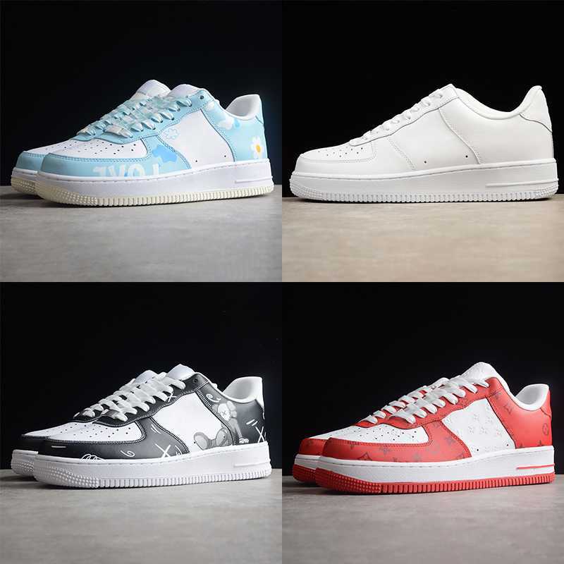 

Easyhoom Top 1 Men Running Shoes Women Af1 Casual Low White Hight Black brown Outdoor skateboard Sneakers Trainers 36-452023OG, Color 12