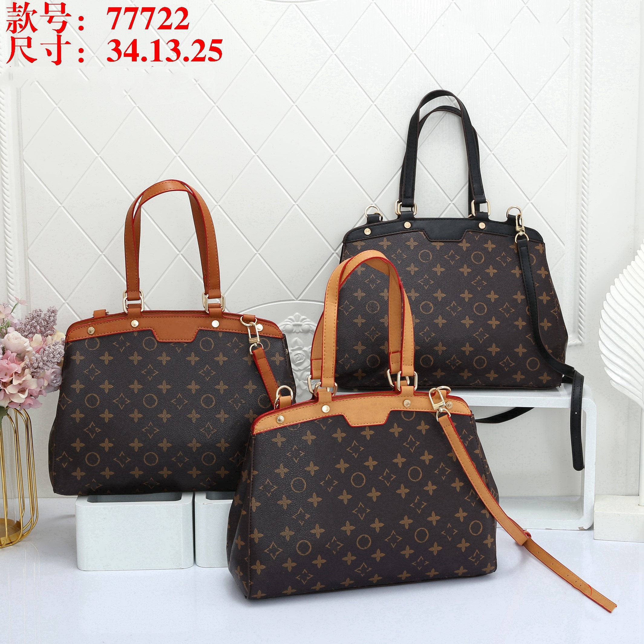 

YY ONTHEGO handbag designer TOTE women's bag classic luxury bag shopping bag leather purse women's coin purse evening bag