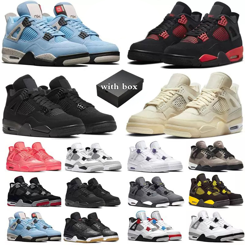 

basketball shoes tn Military Black sneakers 4s Midnight Navy White Oreo Violet Ore Black Cat Red Thunder University Blue Infrared Bred Cool Grey Canvas Mens Trainers