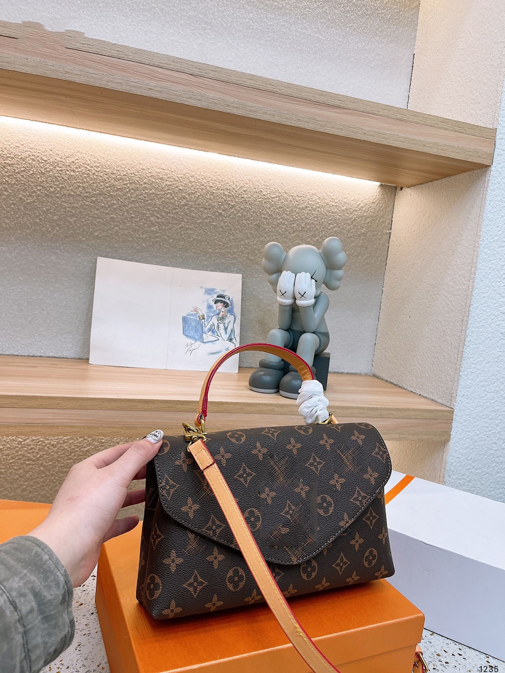 

High quality luxury brand ladies fashion shoulder bag designer tote chain letter print messenger handbag European and American wild#37