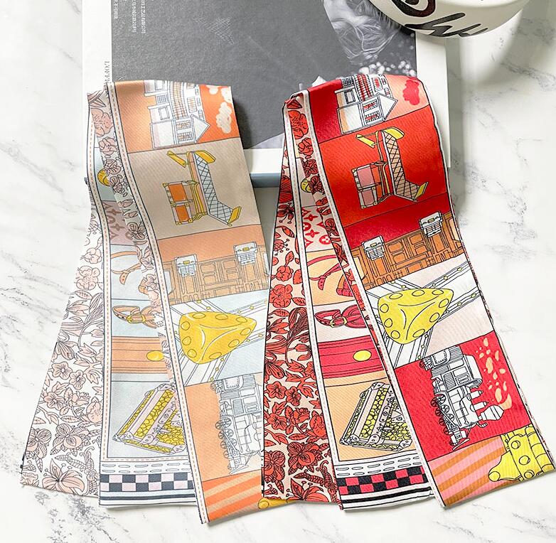 

23style Luxury Designer Design Woman Scarf Letter Copy Handbag ScarvesNeckties Hair Bundles Silk Material Wraps