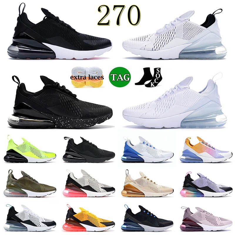 

mens women sports 270 running shoes sneakers top fashion dhgates platform flat Black White Barely Rose Metallic Gold Dusty Cactus Outdoor Trainers 270s, B50 40-45