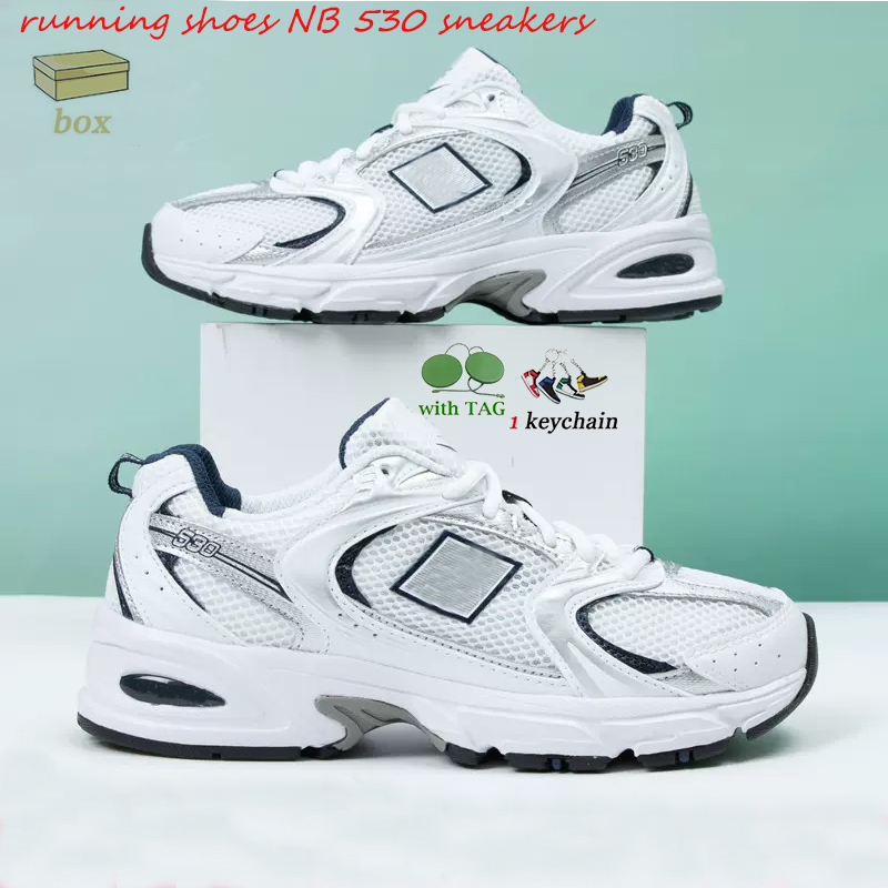 

With box men women running shoes 530 sneakers mens trainers casual Rice white gray beige white blue black pink red yellow 36-45, 11