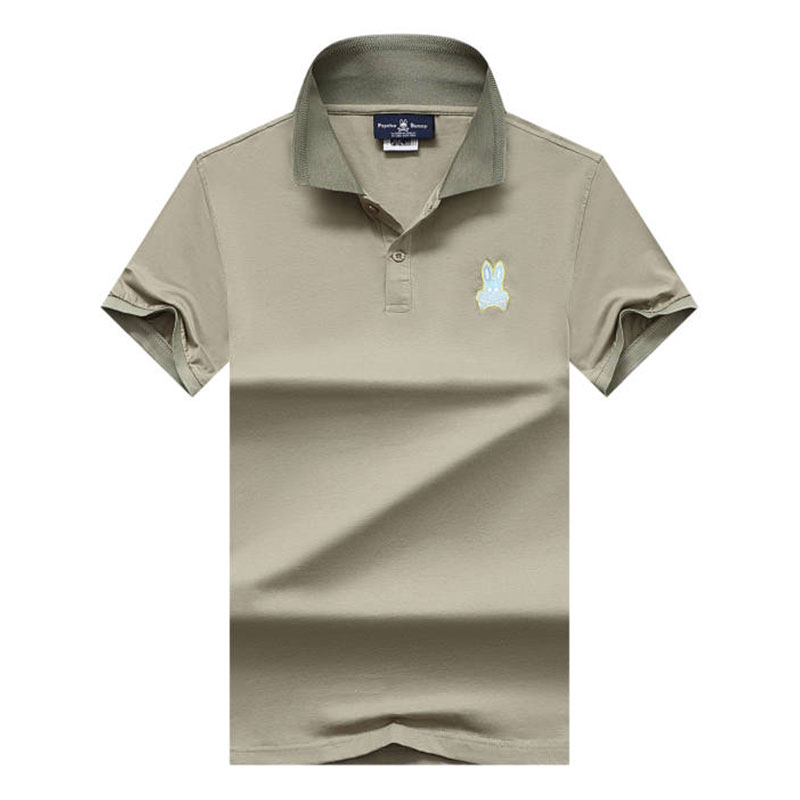 

Summer Fashion Mens POLO Shirt Rogue Rabbit Print Short Sleeve High Quality Brand Couple Cotton Casual T-Shirt 4 Colors Size -3XL, Customize
