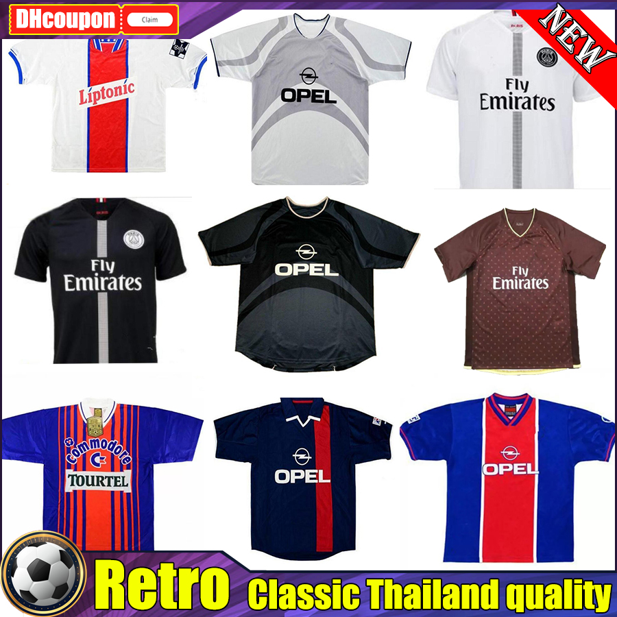 

MBAPPE black retro soccer jerseys 18 19 BECKHAM ICARDI DI MARIA maillot de futol VERRATTI DRAXLER camisetas fUtbol football jersey, 11