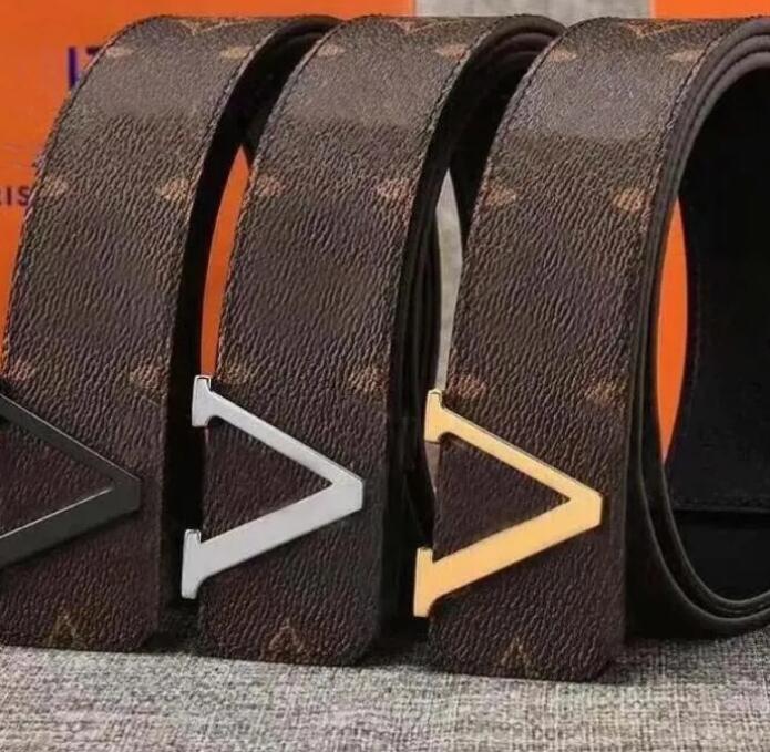 

2021 Fashion Big buckle genuine leather belt no box designer men women high quality mens belts AAAAA18