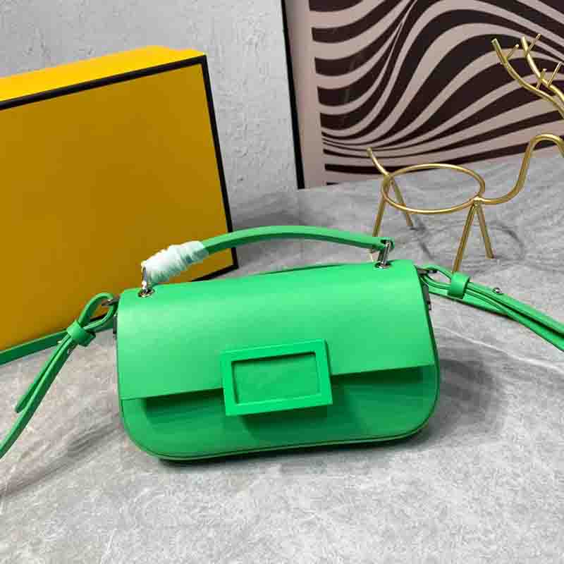 

Front flap Fen-bag-di baguette Cross-body baguette bag Small hard handle cowhide Fashion Bags Luxury Designers Women Mini phone Bags Classic, Pink