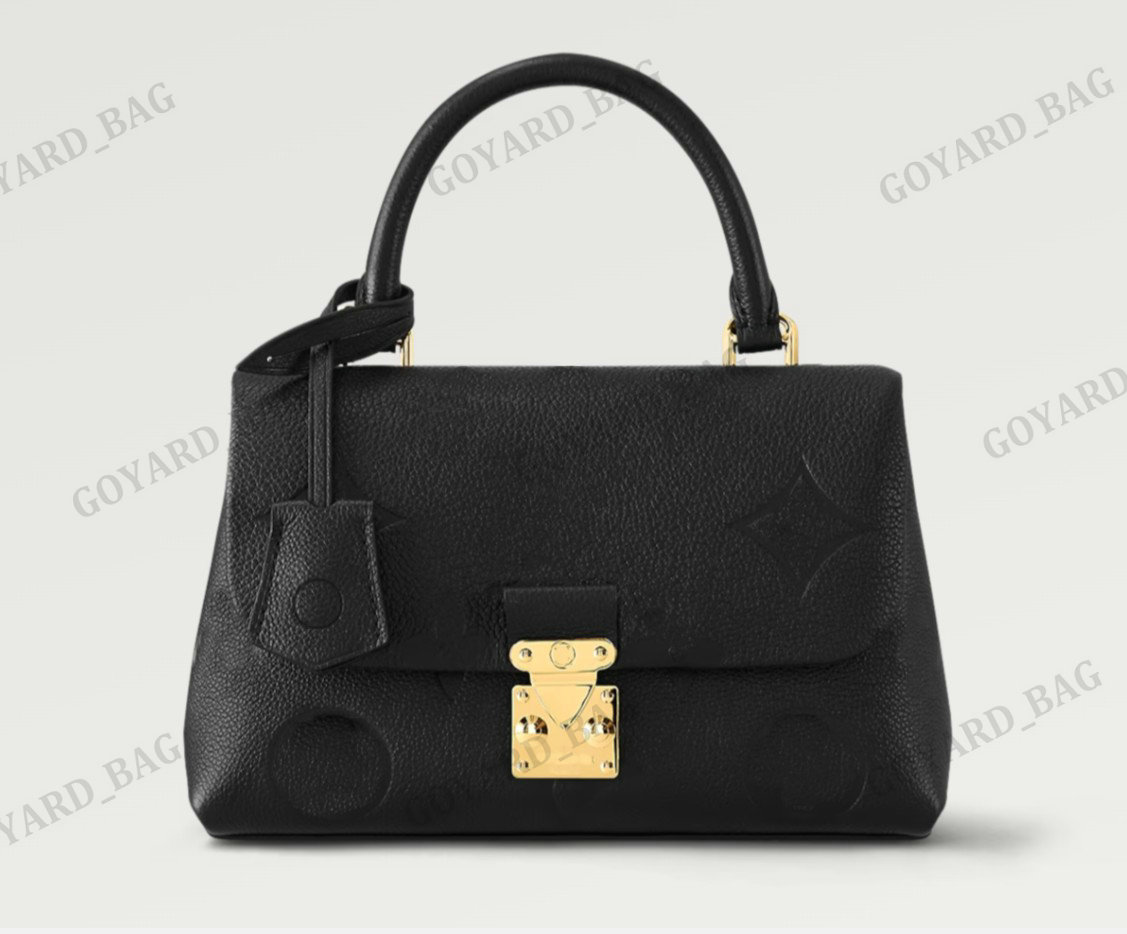 

Luxurys Designer MADELEINE Collection Bags Brand Logo Detachable Adjustable Strap Grained Leather Crossbody Bags handbags Luxury Lady Purses Woman, Black