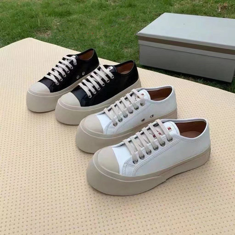 

2023 Pablo new casual shoes Zhao women's models thick bottom increase high big head shoes lace up round head ugly cute small white shoes, 05