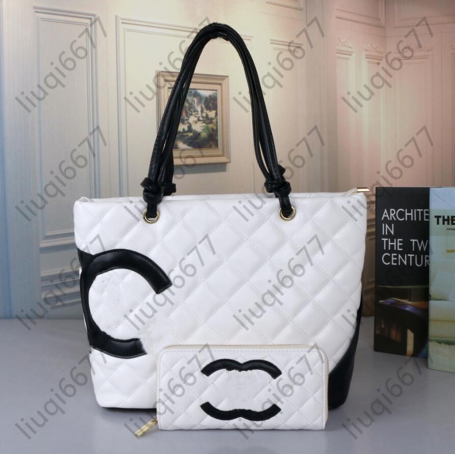 

Designer bags Classic Women 2pcs set Bags Shopping bags Shoulder Bag Crossbody bags Handbag Purses Lady Messenger Handbags tote bag purse Casual bag With Wallets, White