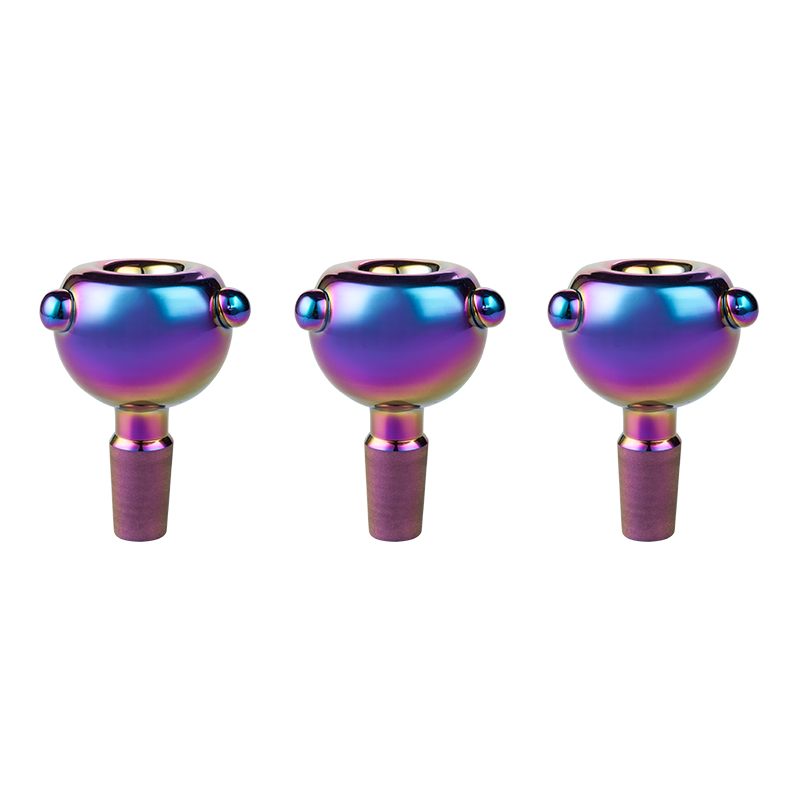 

CSYC G109 Smoking Pipe Bowls 14mm Male Coating Rainbow Tobacco Dry Herb Glass Water Bong Bowl