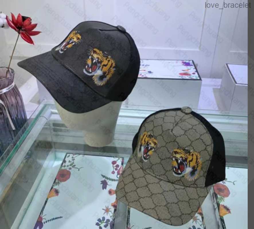 

Designer Ball Cap Hats Men Women Baseball Caps Tiger Embroidery Casquette Sun Hat With Letter Black Fashion Brand Hats, G01