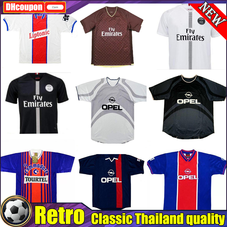 

MBAPPE black retro adult soccer jerseys 18 19 BECKHAM ICARDI DI MARIA maillot de futol VERRATTI DRAXLER camisetas fUtbol Vintage shirt top thai quality, 11