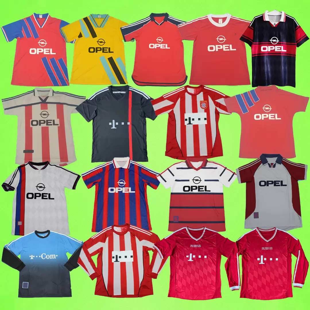 

MunIch Retro Soccer Jerseys BayErn 1991 1993 1995 1997 1998 1999 2000 2001 2010 2011 2012 ROBBEN Ribery Muller 91 93 95 96 97 98 99 00 01 10, 13/14