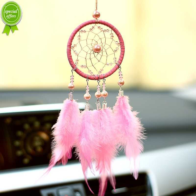 

New Dream Catcher Car Hanging Decoration Rear Mirror Feather Car Mirror Pendant Car Accessories Girl Home Car Interior Decoration Car Pendant