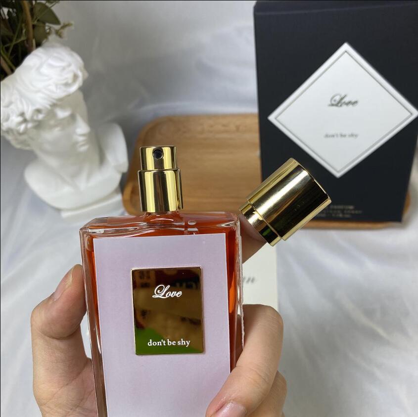 

2023 Luxury Kilian Perfume 50ml Love Don't Be Shy Avec Moi Good Girl Gone Gad Women Men Spray Parfum Long Lasting Time Smell High Quality Fragrance