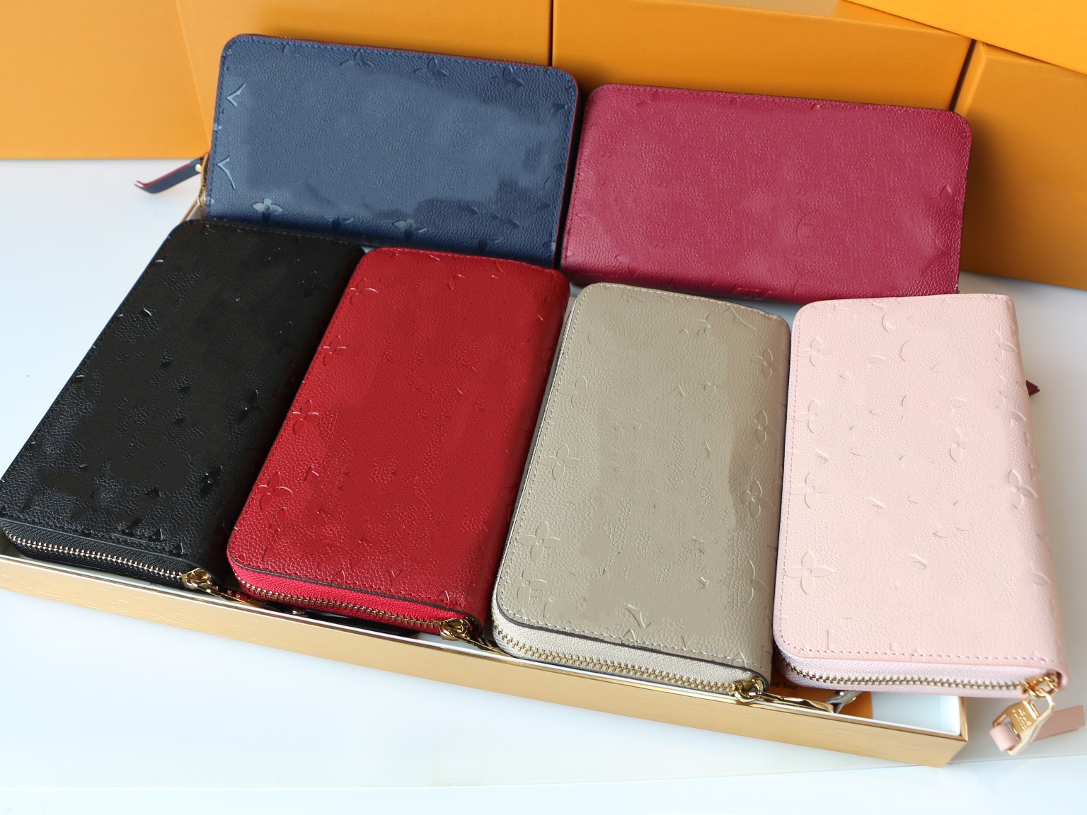 

designer bags handbag high quality designer bag luxury card holder wallet womens handbags clutch coins purse empreinte black brand bag flower 19cm classic zipper