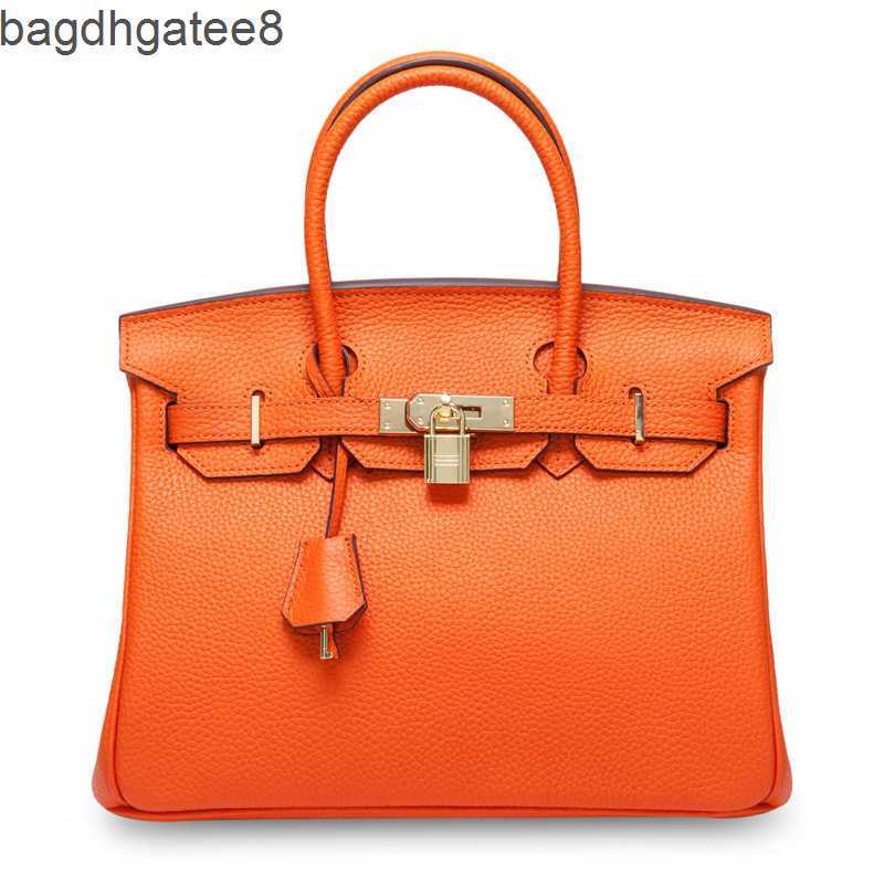 

Women's Classic Bags Handbag Bag Designer Fashion Hermas Head Leather Birkins 2023 Gold Clasp Dksk 3JO6, Avocado green