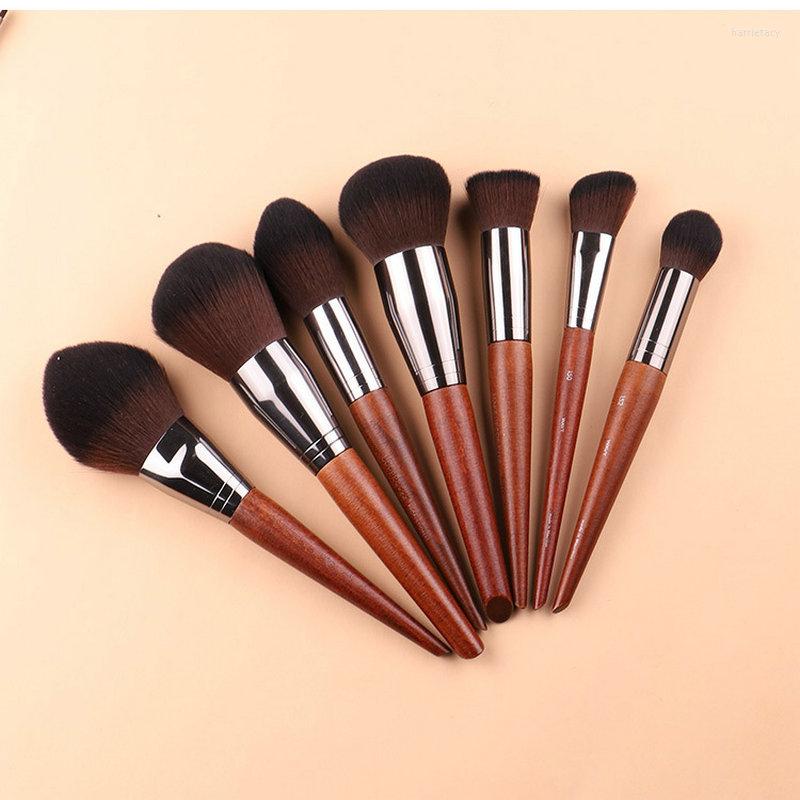

Makeup Brushes Log Brush Loose Powder Blush Foundation Concealer Eye Shadow Tool