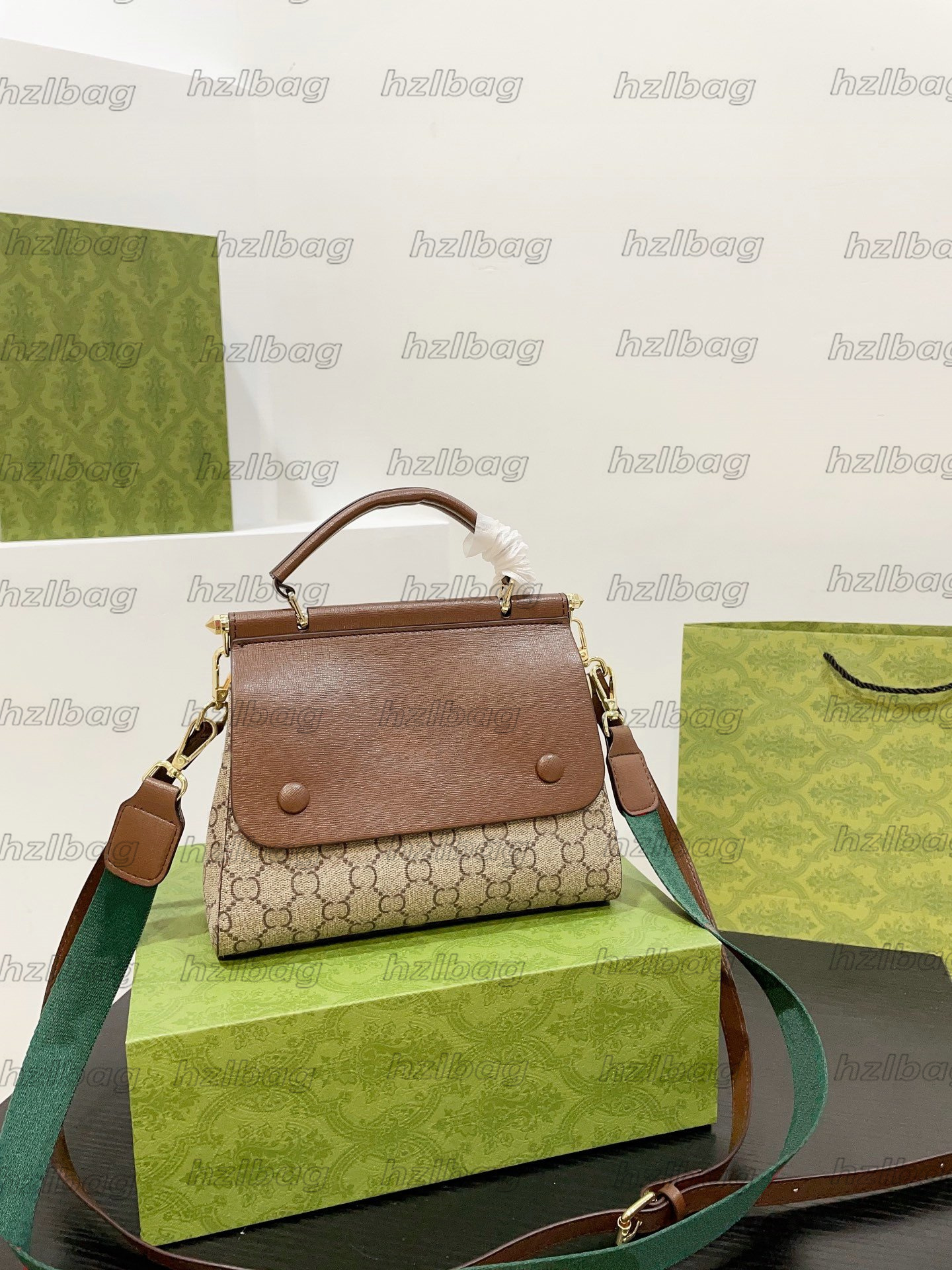 

Shoulder Bags Classic ophidia Vintage Cross Body Monograms Flower Chain Bag Flap crossbody Designers Womens Handbags Purses, 03