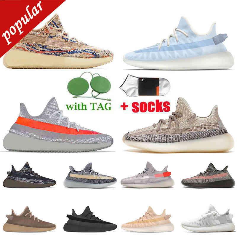 

36-45 Fashion Women Mens Running Shoes V2 MX Oat Rock Beluga Reflective yezzies v2 350 boost Mono Clay Trainers Tail Light Ash Pearl Cinder Sand Taupe yeezies