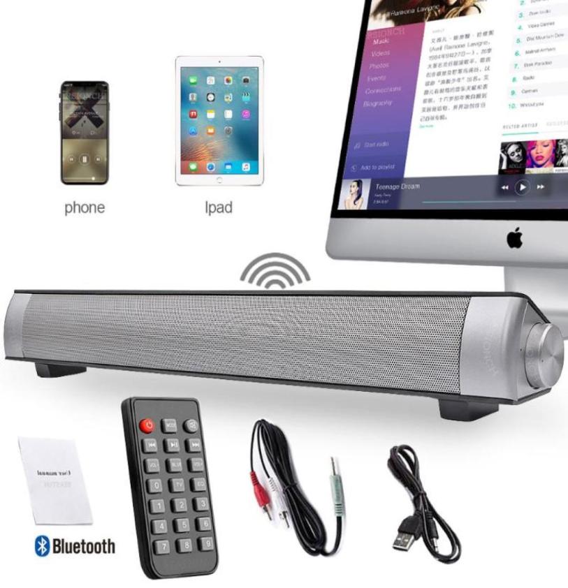 

Portable Speakers Sound System TV Speaker Wireless Bluetooth Surround Home Theater Soundbar Stereo Soundbox TF Card Bar For TVPC6377251