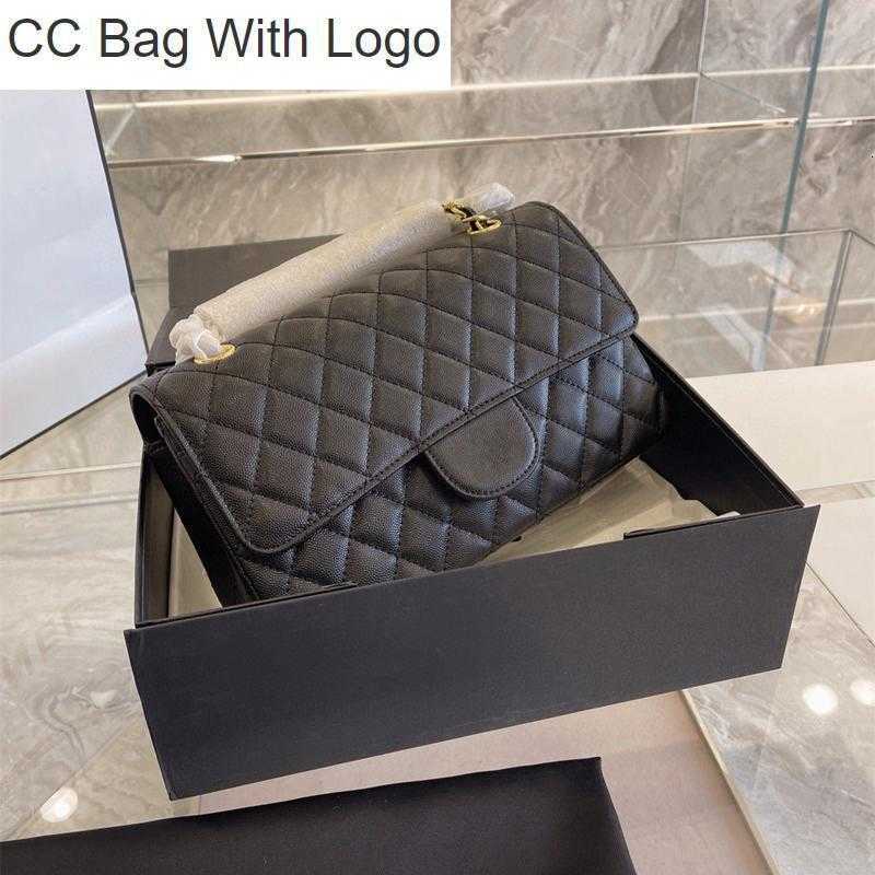 

CC Bag Other Bags Classic women's high quality designer bag gold chain single shoulder bag 25 cm double disc caviar sheepskin leather fashion luxury cross body