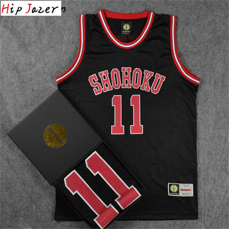 

Men's T-Shirts HipJazer Slam Cosplay Shohoku 14Hisashi Mitsui 11# Rukawa Kaede Basketball Jersey Sport Wear Basketball hiphop jerseys L230306