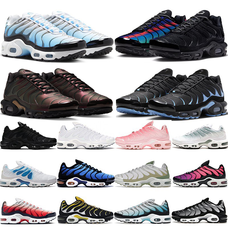 

Plus tn running shoes for men women shoes tns ourdoor sports shoes Black Anthracite Triple white University Blue Atlanta Triple black taining shoes 36-46 big size, 28