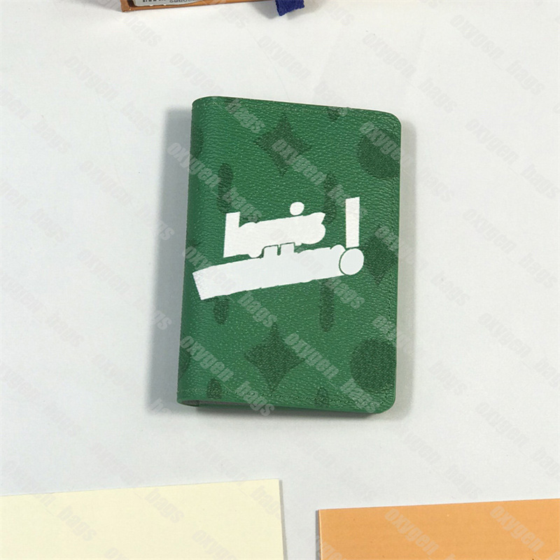 

Green And Blue Man Wallets Multiple Designer Card Holder Vintage Women Coin Purses Luxury Cardholder Letter Printed Cardholders Mens Wallet, L1