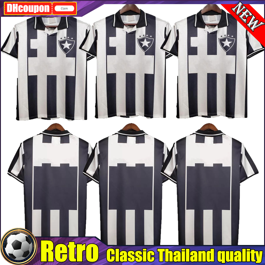 

1994 Botafogo Black retro soccer jerseys 94 Botafogo de Futebol Camisetas De Futbol Regatas classic vintage top thai quality football shirt commemorate, 01