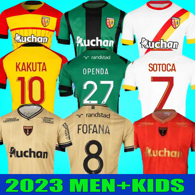 

2022 2023 RC Lens soccer jerseys Special edition maillot 22 23 Saint-Barbe KAKUTA OPENDA GANAGO SOTOCA FOFANA CHLOE FORTES Football Shirts men kids kits GOALKEEPER, 22 23 home+ patch